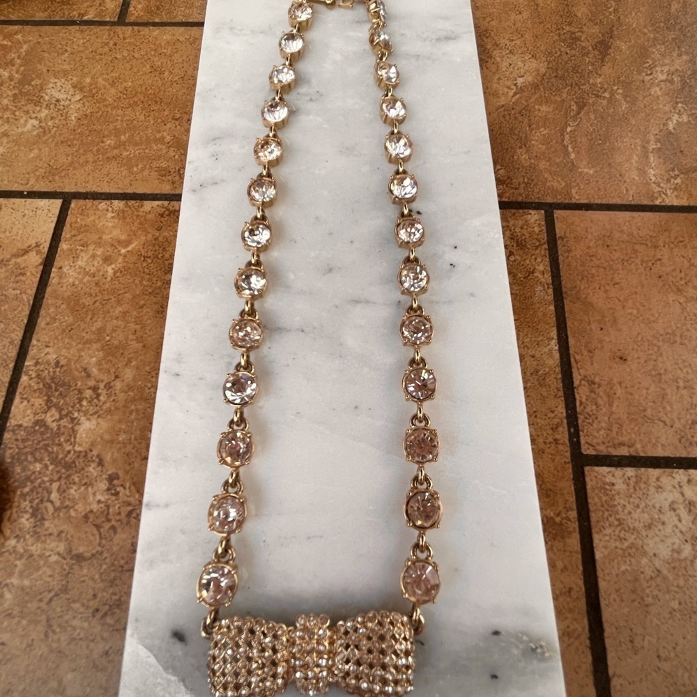 Ann Taylor necklace bow necklace - Picture 3 of 12